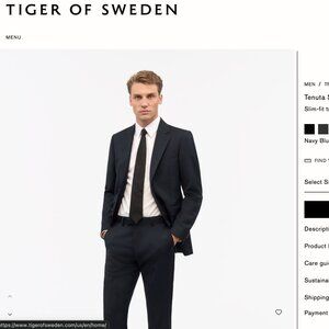 Tiger of Sweden | Tenuta Slim-Fit Trousers Slim-fit trousers in stretchy Italian